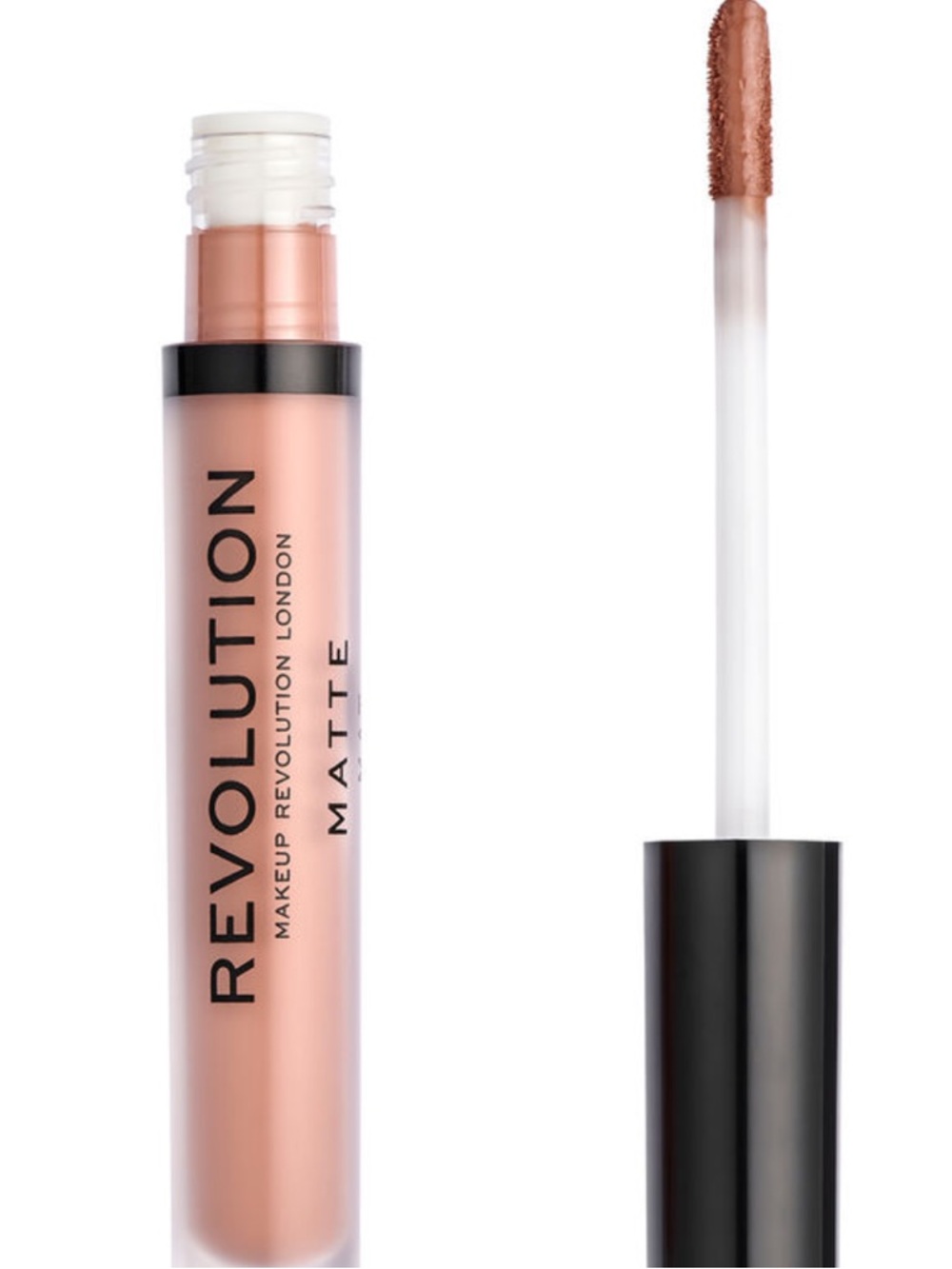 Revolution Matte Liquid Lipstick - Nude Peachy Brown Head Turner